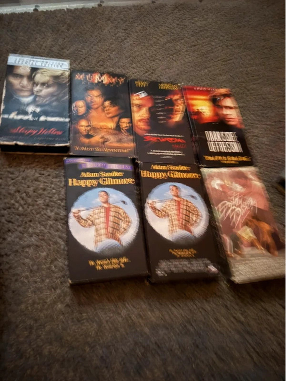 90s vhs movie lot ! happy gilmore included !